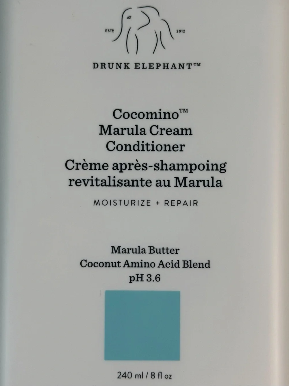 NWT A conditioner with Cocomino Marula Cream by Drunk Elephant 8 oz.